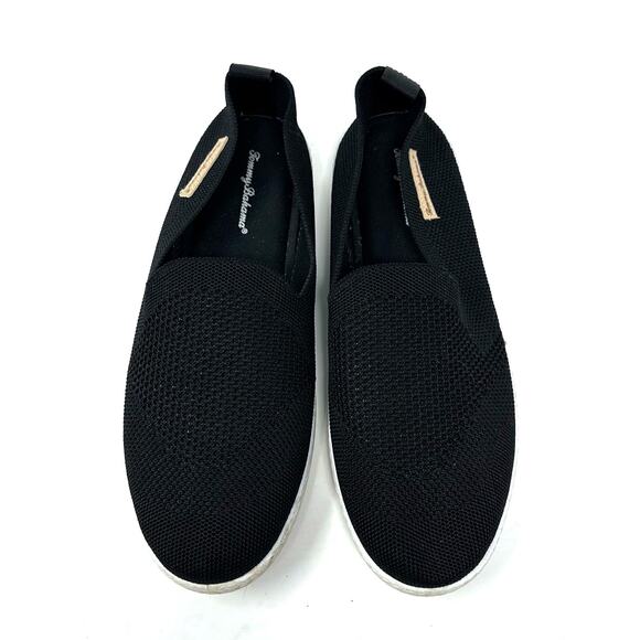 Tommy Bahama Size 10 Slip-On‎ Deck Comfort Shoes Black with White Sole - Picture 7 of 7